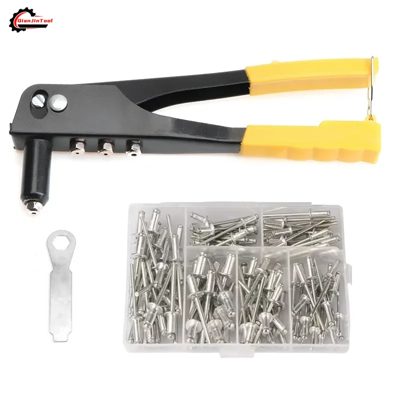 Rivet Setter Tool - Professional Hand Riveter Heavy Duty Anti-Rust