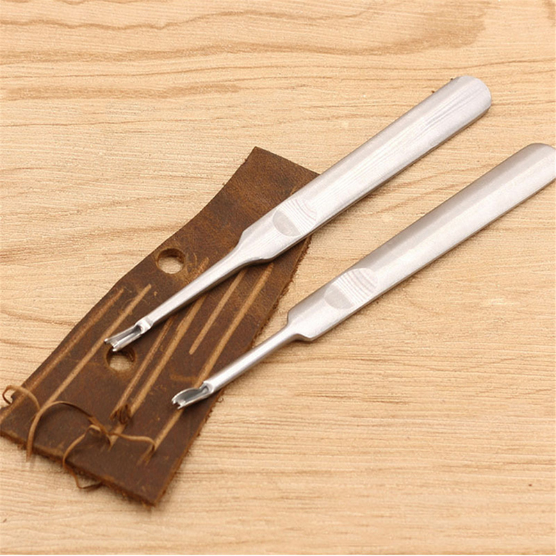 Groover Stitching Tool - (.) ชุดเครื่องมืองานหนัง 2 ชิ้น สำหรับเย็บหนัง รูปทรงตัว